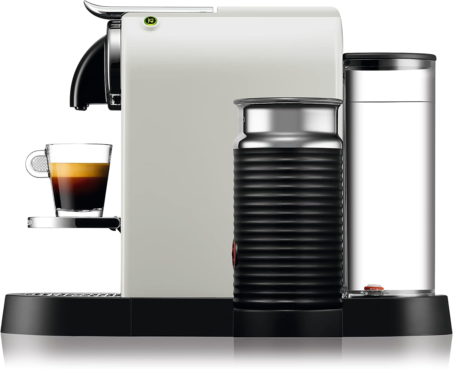 Nespresso De'Longhi EN267.BAE Citiz Macchina da Caffè con Montalatte, Funzione di Risparmio Energetico, 1710W, 1 Litro, 37.2 x 21.8 x 27.7 cm, Nero