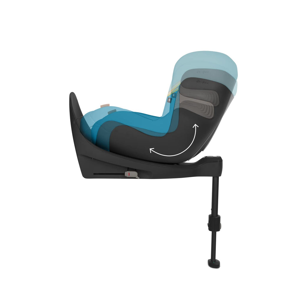 CYBEX Gold Kinder-Autositz Sirona S2 i-Size, Ab ca. 3 Monaten bis 4 Jahren, Max. 18 kg, SensorSafe kompatibel, Granite Black