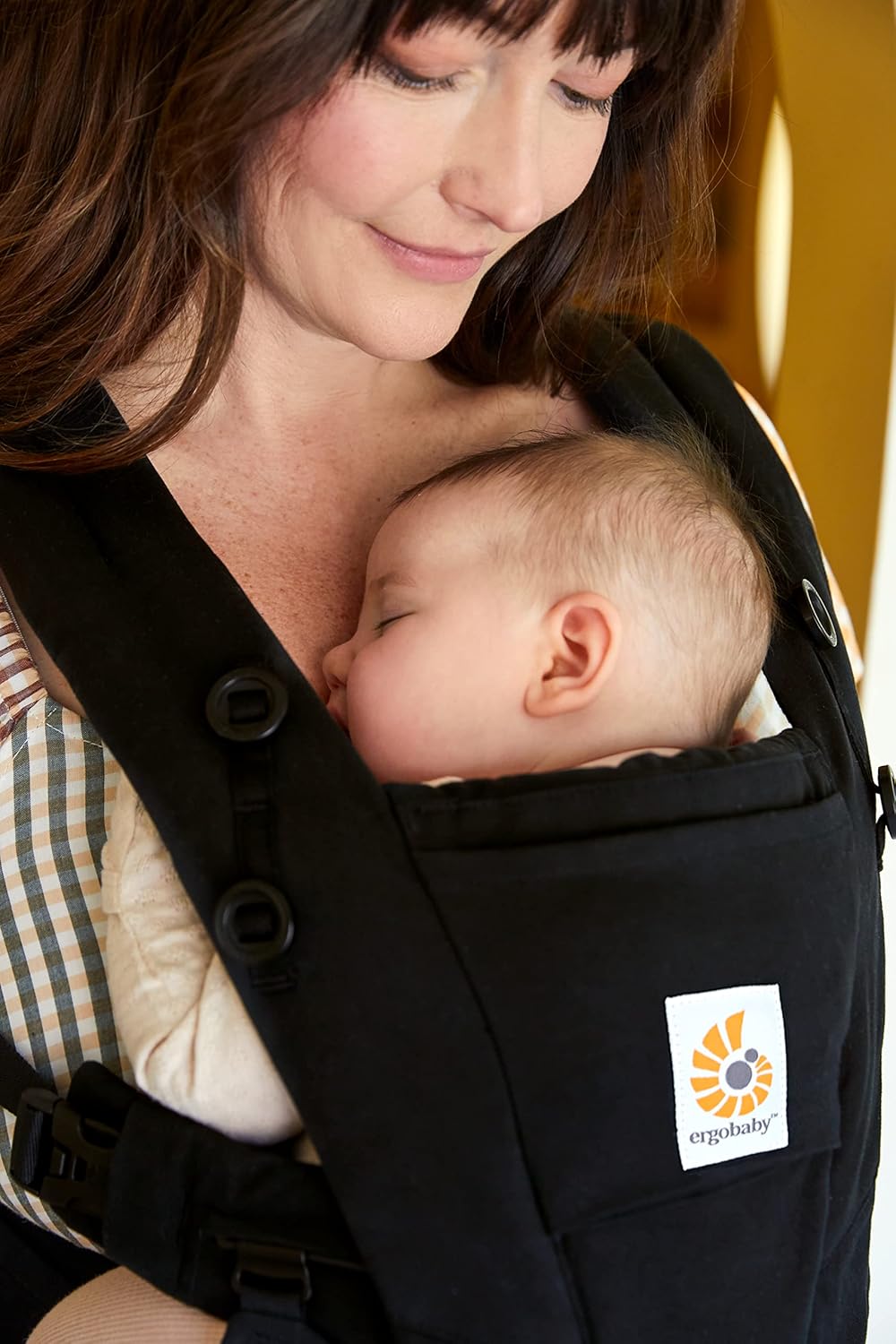 Ergobaby Omni Breeze Marsupio per Neonati dalla Nascita fino a 20 kg, Morbido Mesh SoftFlex a 4 Posizioni, Ergonomico, Porta Bebè, Natural Beige