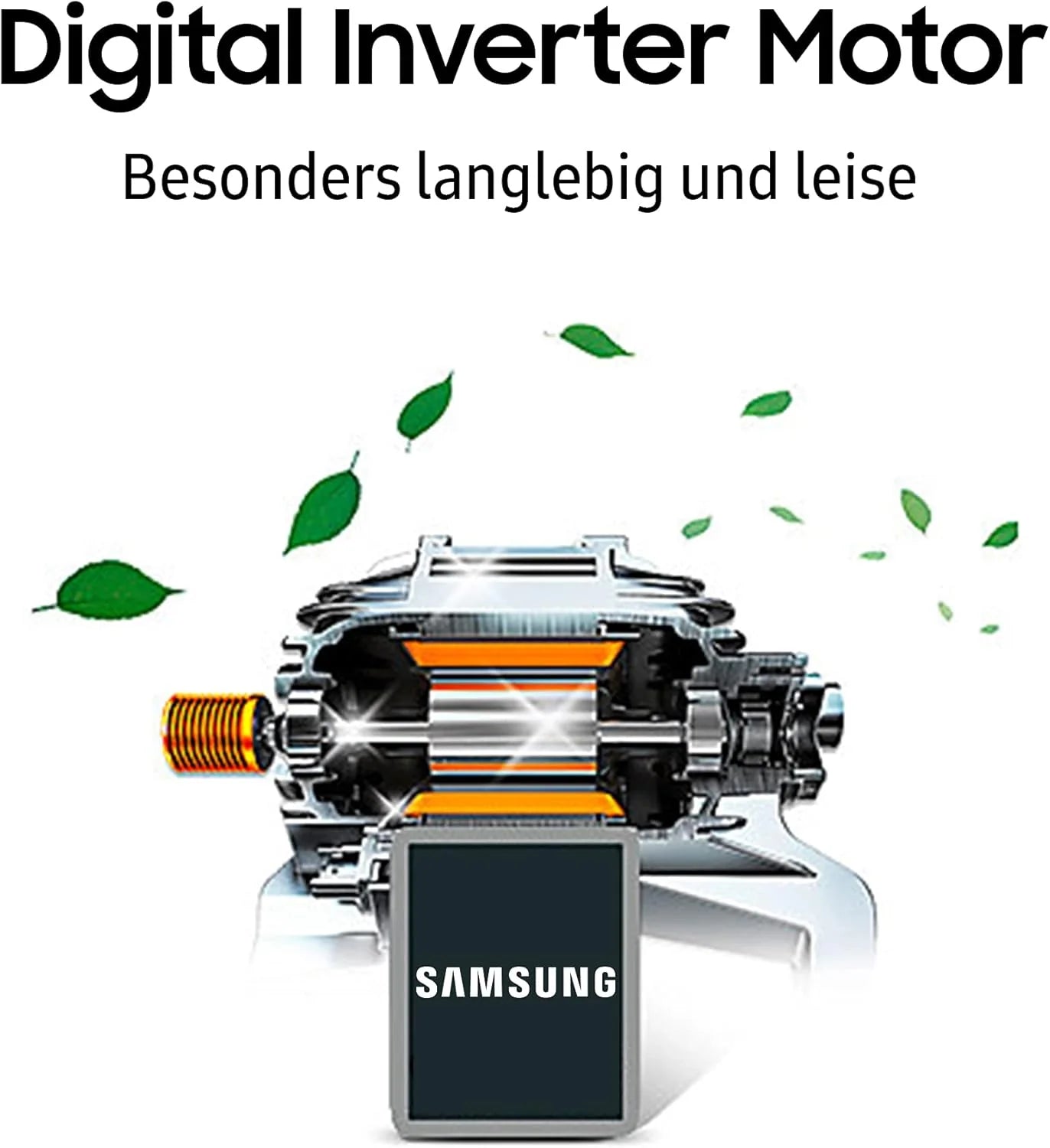 Samsung WW90T4048EE/EG Lavatrice, 9 kg, 1400 giri/min, Ecobubble, Programma vapore igienizzante, Funzione Smacchia Tutto, Motore Digital Inverter, Bianco
