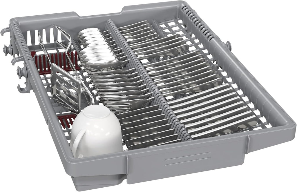 NEFF S157YCX03E, N 70, Lavastoviglie smart a scomparsa totale, 60 cm, cassetto per posate, Made in Germany, Asciugatura Zeolith, lavastoviglie particolarmente silenziosa, cestello superiore regolabile in altezza, forte pressione di spruzzo