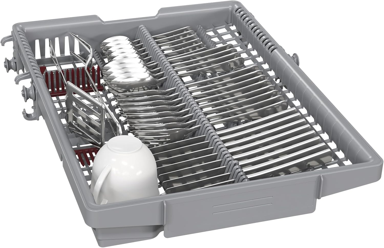NEFF S157YCX03E, N 70, Lavastoviglie smart a scomparsa totale, 60 cm, cassetto per posate, Made in Germany, Asciugatura Zeolith, lavastoviglie particolarmente silenziosa, cestello superiore regolabile in altezza, forte pressione di spruzzo