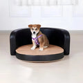 Elegante Hundeliege – Luxurises Hundebett aus Holz für stilvolle Ruhepausen