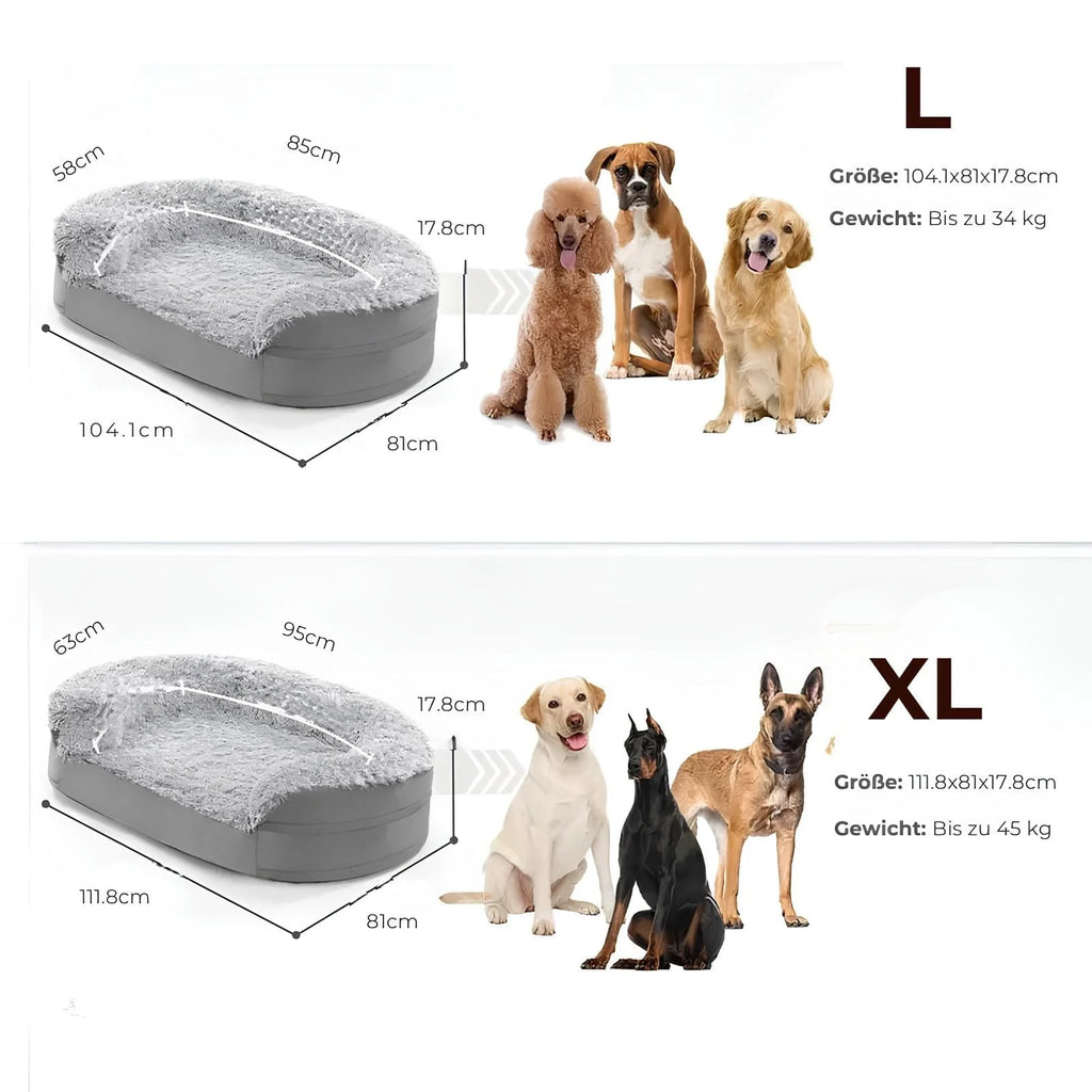HundeTraum - Orthopdisches Hundebett für optimalen Schlafkomfort