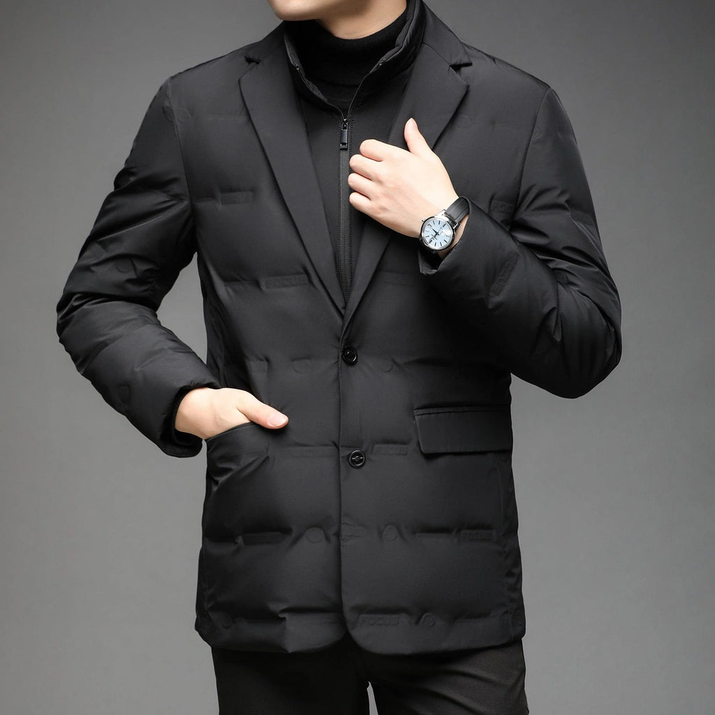 Lozenda - Elegant coat with zipper
