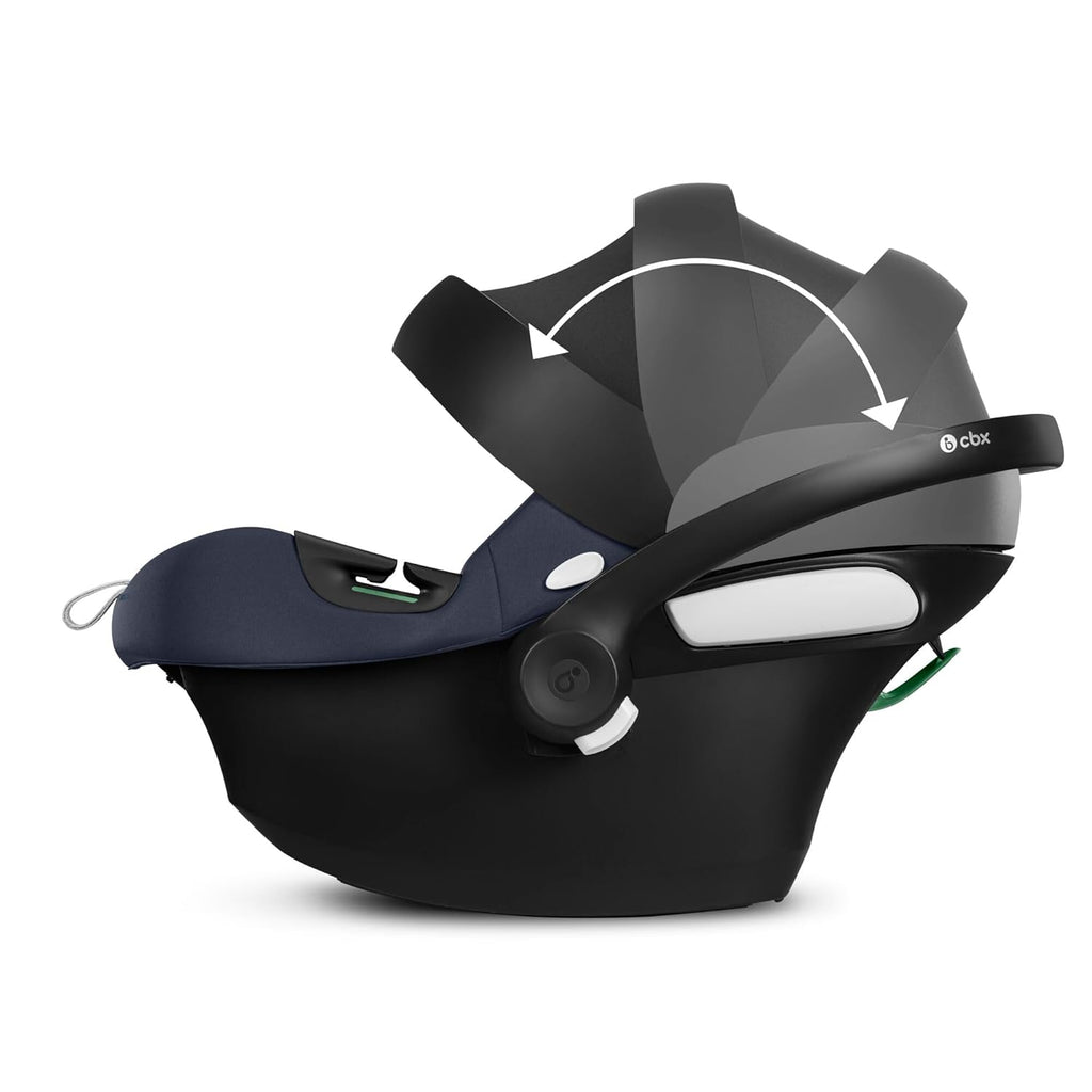 CBX by CYBEX Seggiolino Auto Aton B2 i-Size, Dalla nascita fino a ca. 24 mesi, Max. 13 kg, Inclusivo riduttore neonato, Compatibile con SensorSafe, Rosso