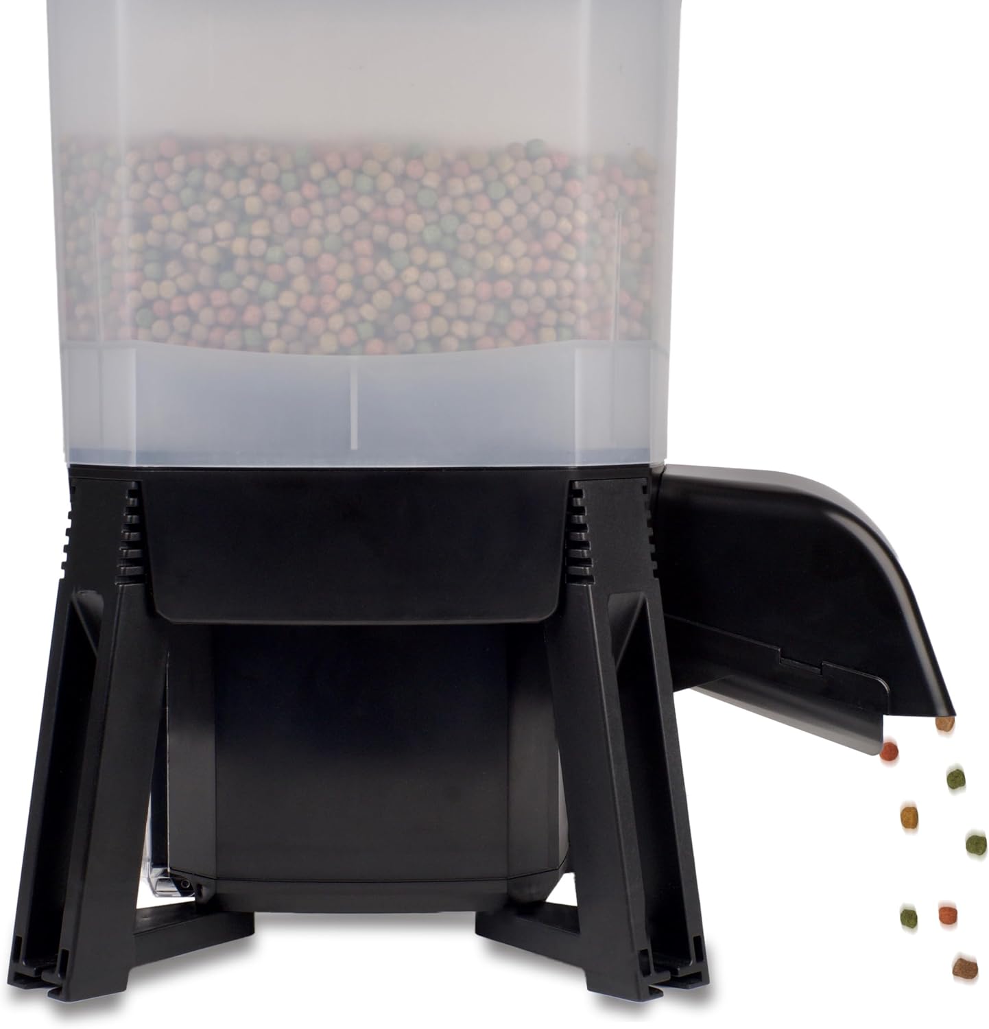 Wagner Green Solar Teich Futterautomat Automatic Fishfeeder 6 Liter, programmierbarer Futterspender für Fischfutter Pellets…
