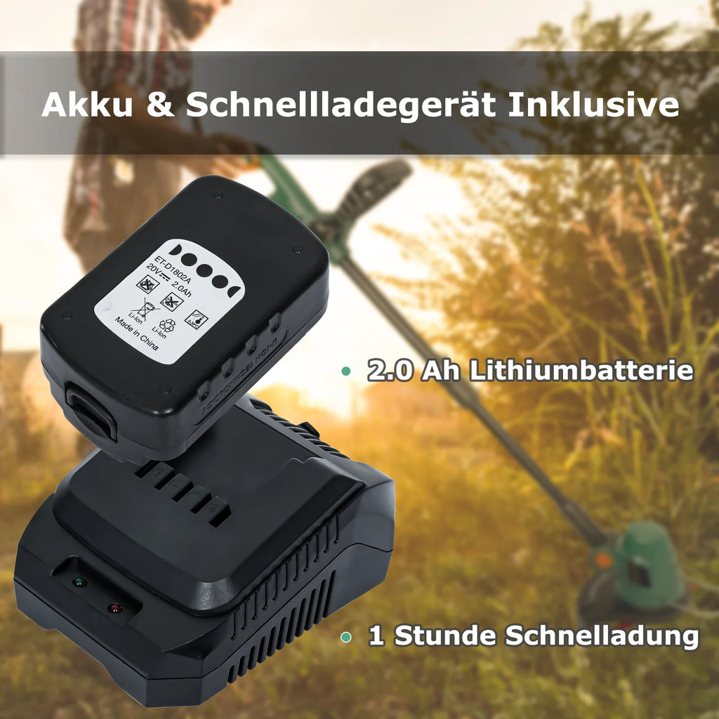Sonnewelt Rasentrimmer Akku 20 V/2.0 Ah