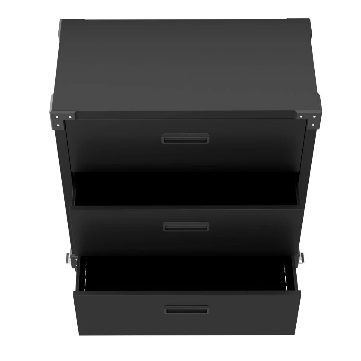 Carrello portautensili Fornorth 90x80x42cm con tre cassetti