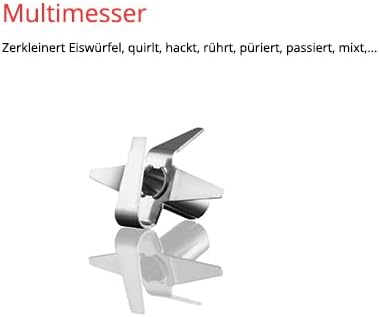 ESGE Zauberstab P 350 Profi, frullatore a immersione bianco con lama multiuso, fino a 22.000 giri/min, 90880, bianco/grigio