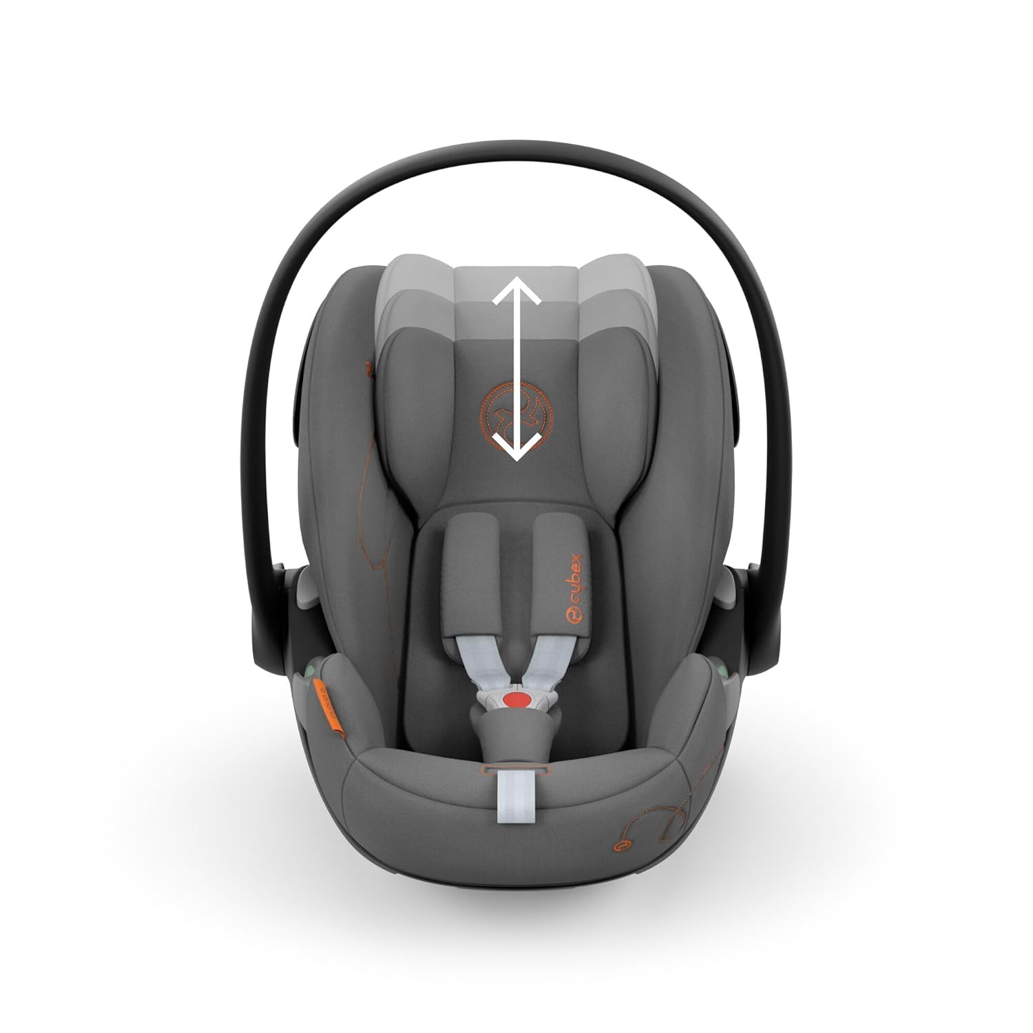 CYBEX Gold Seggiolino auto Cloud G i-Size Comfort, con riduttore per neonato, dalla nascita a circa 24 mesi, per bambini da 40 cm a 87 cm, max. 13 kg, Moon Black