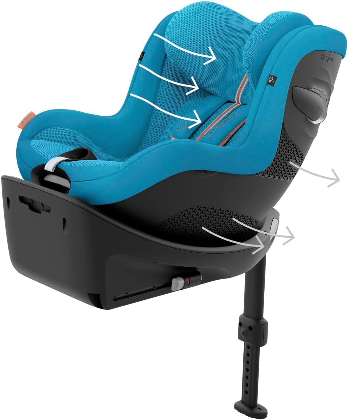 CYBEX Gold Base ISOFIX, Base G, Per seggiolino auto Cloud G i-Size e seggiolino auto Sirona G i-Size, Nero