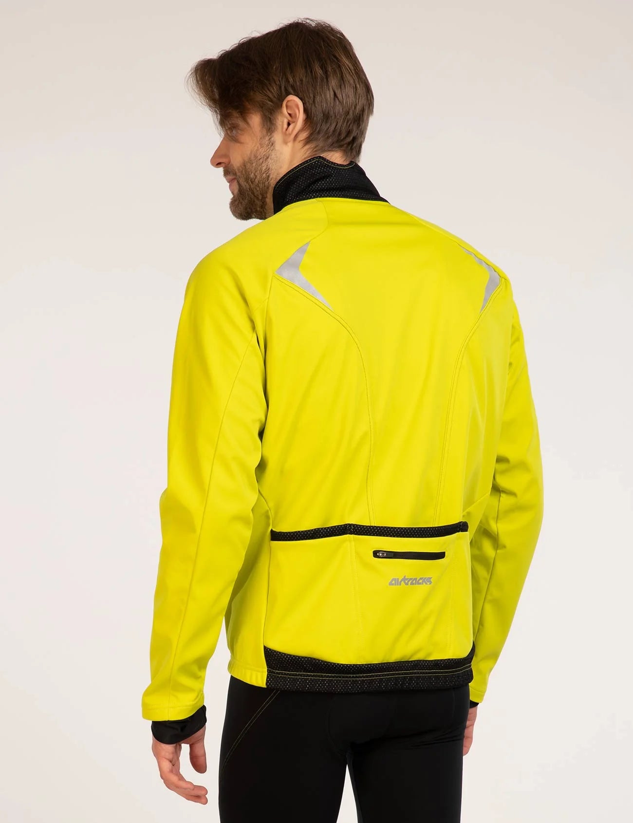 Giacca Termica da Ciclismo da Uomo Pro Team II Neon