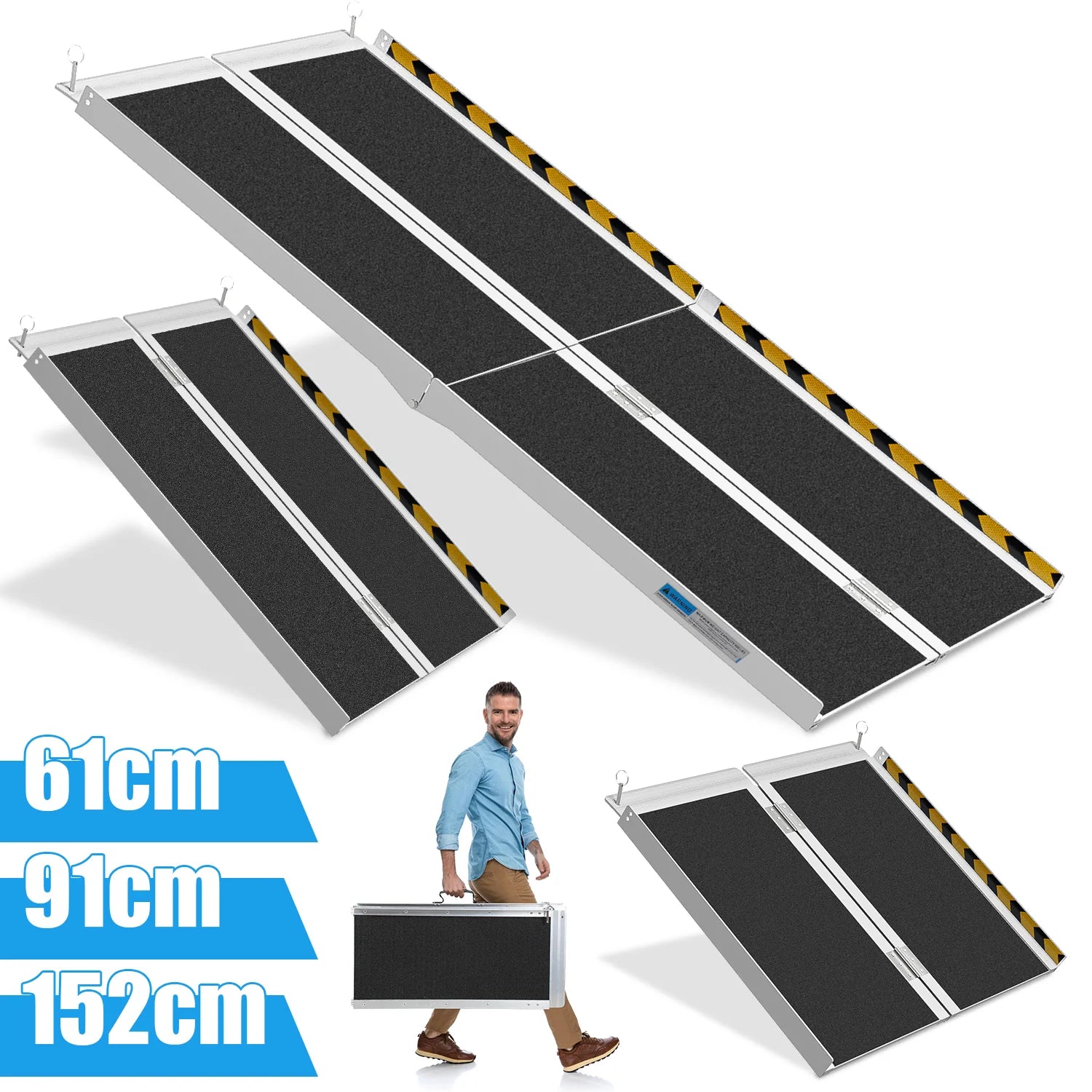 Sonnewelt Rampa per sedia a rotelle Rampa di carico in alluminio fino a 270kg
