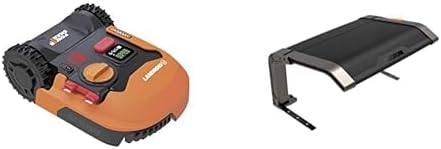 WORX Landroid M WR141E Robot tosaerba/Rasaerba a batteria per piccoli giardini fino a 500 mq/Rasaerba semovente per un taglio netto, Multicolore