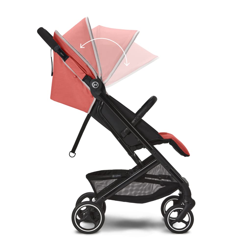 Passeggino Cybex Gold Beezy con cinture One-Pull, dalla nascita fino a 4 anni circa (max. 22 kg), compatto ed ergonomico, Almond Beige (Beige con telaio nero)