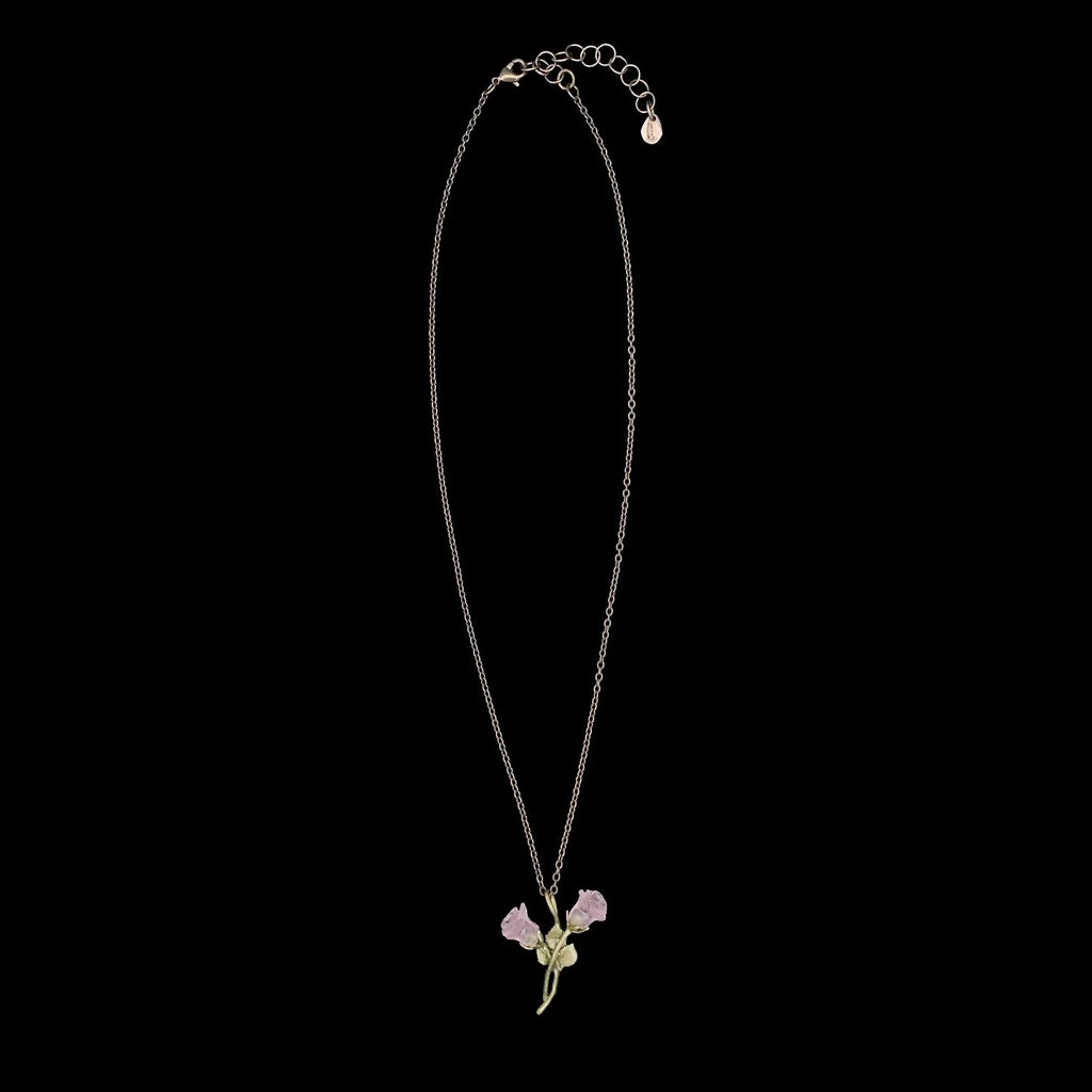 Collana Rosa con Ciondolo - Delicata