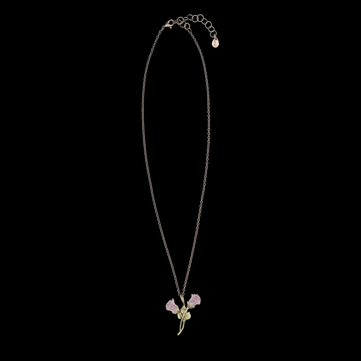 Collana Rosa con Ciondolo - Delicata