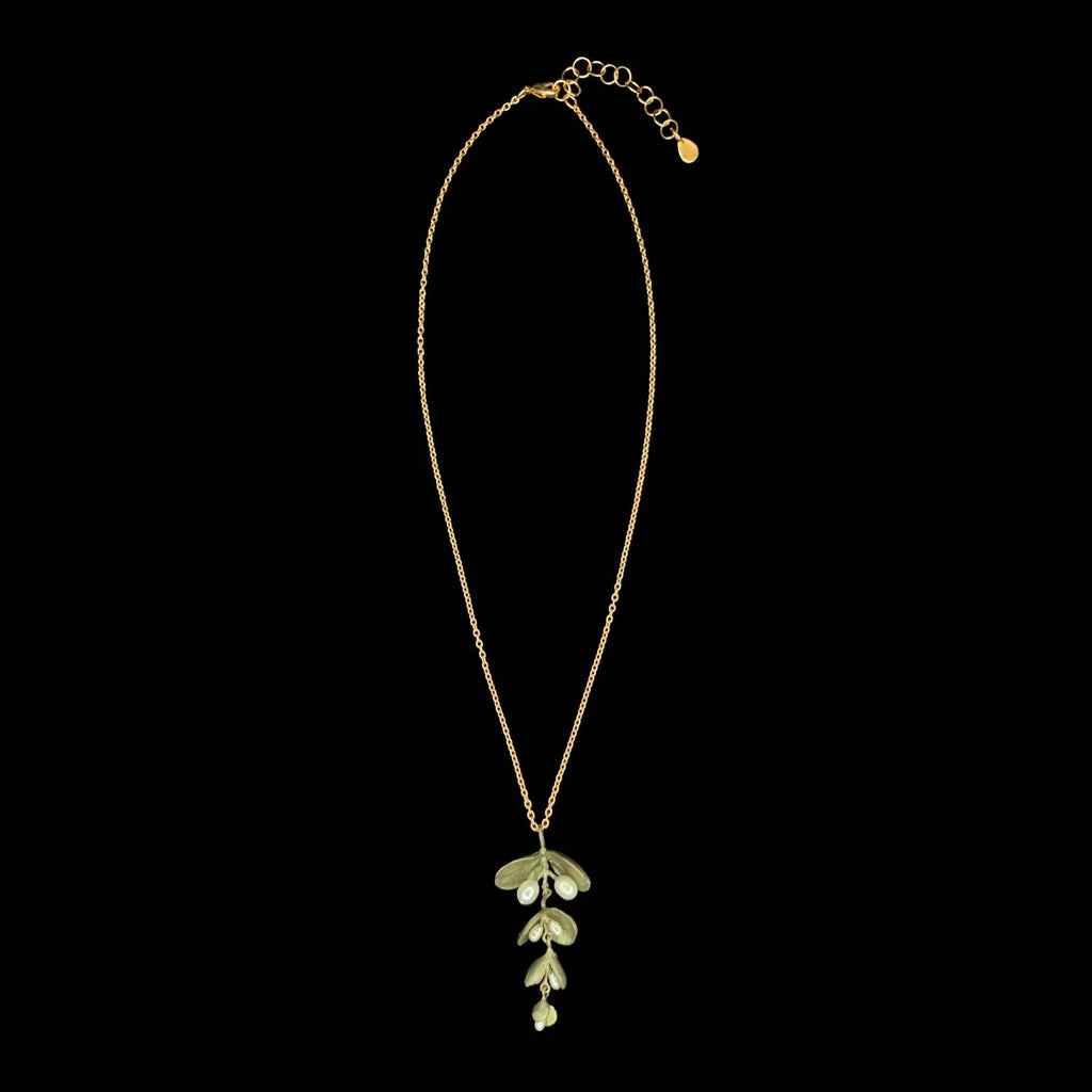 Collana di semi di eucalipto con pendente