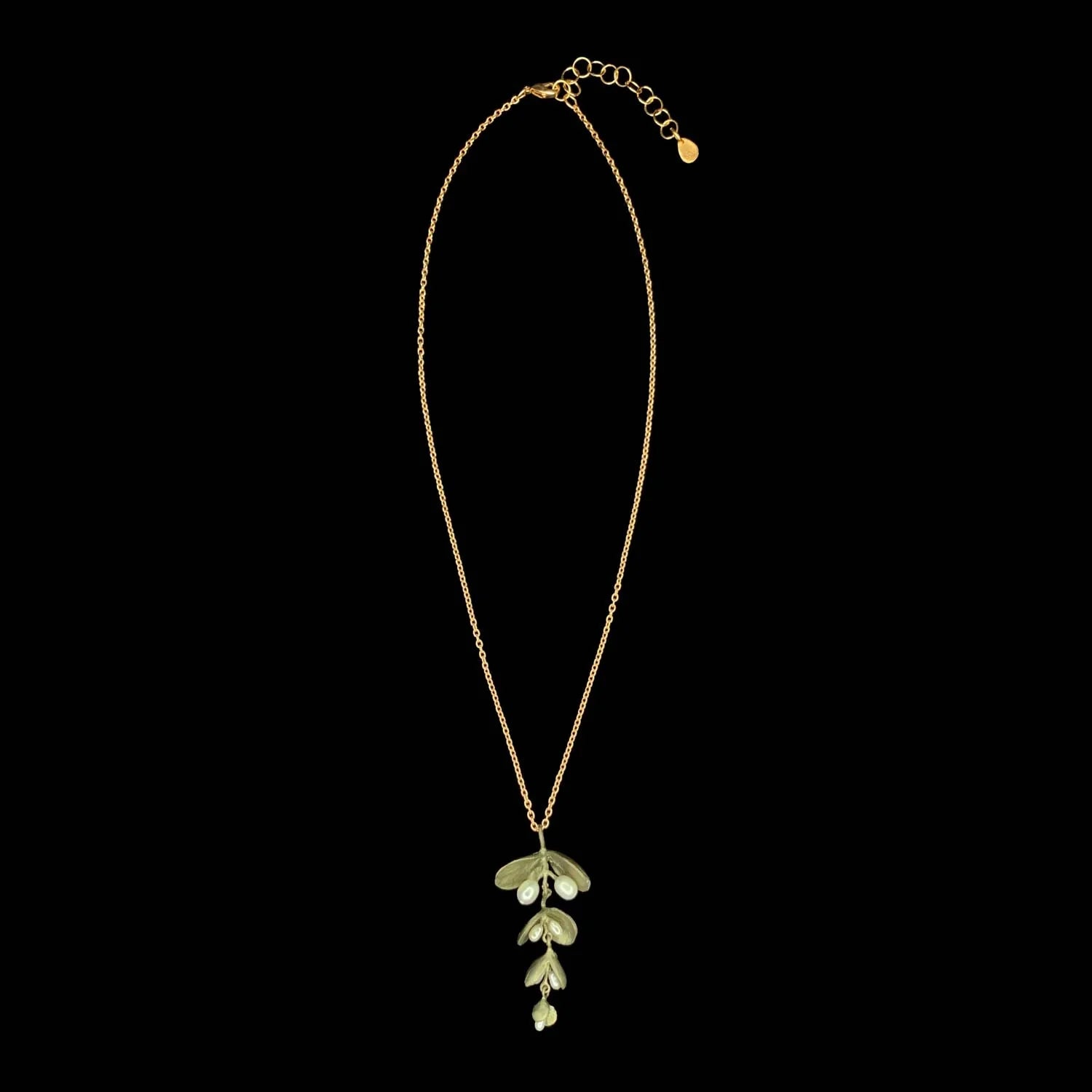 Collana di semi di eucalipto con pendente