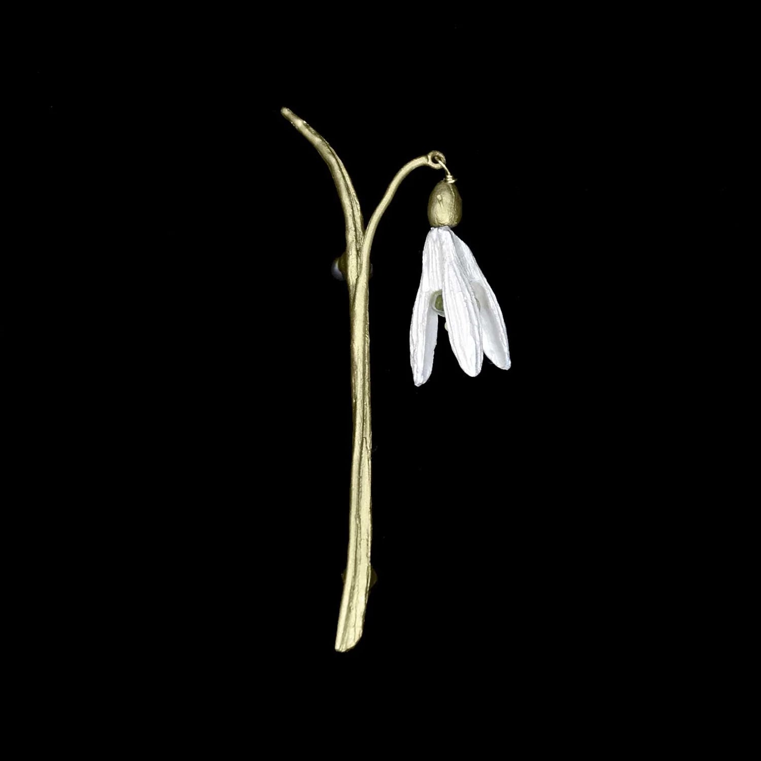 Bucaneve - Spilla a fiore singolo