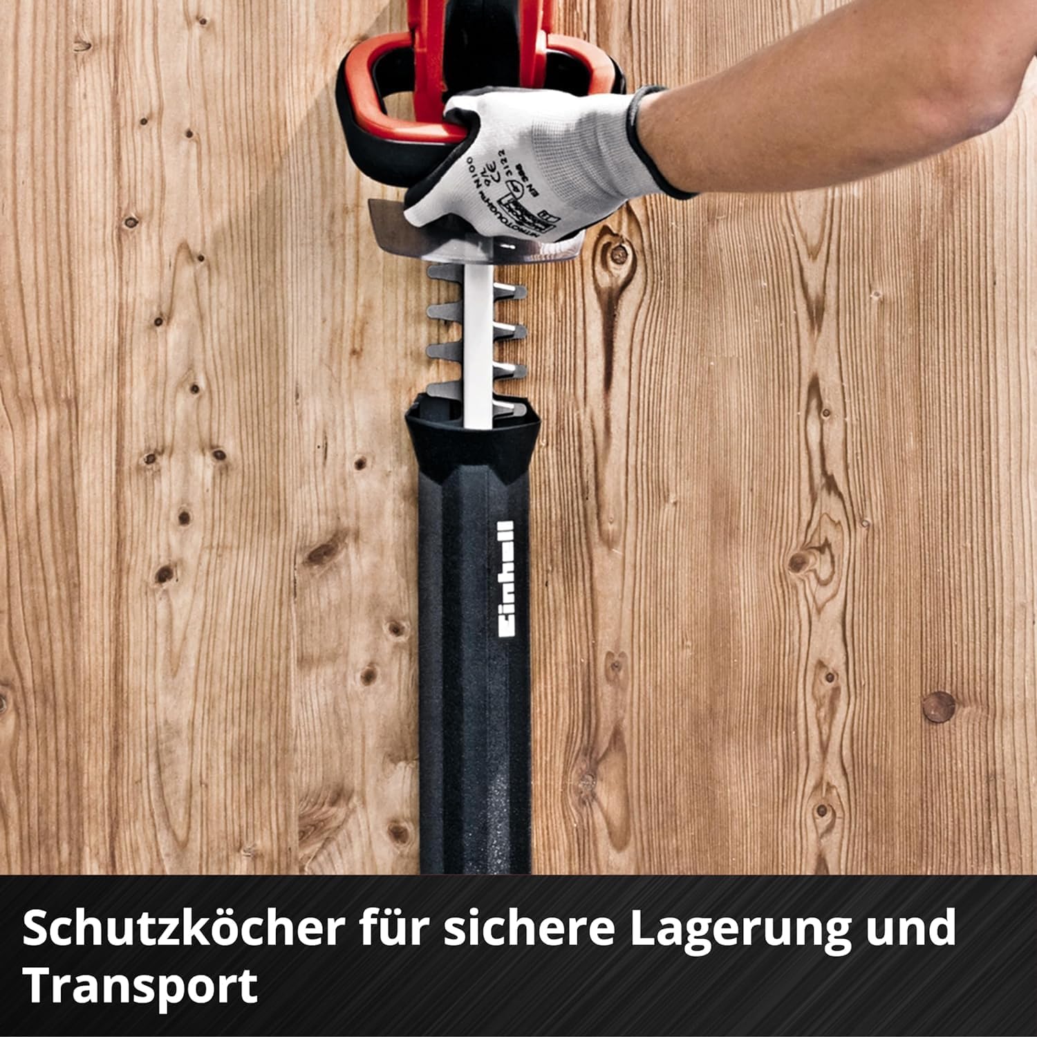 Einhell Tagliasiepi a batteria GC-CH 1855/1 Li-Solo Power X-Change (18 V, lunghezza di taglio 55 cm, distanza tra i denti 18 mm, con raccoglierba, senza batteria)
