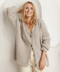 Lssige Strickjacke für Damen