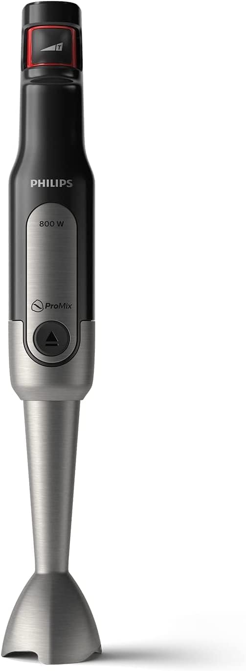 Philips Stabmixer – 800W, mit Spritzschutz, ProMix und SpeedTouch, wei (HR2650/90)