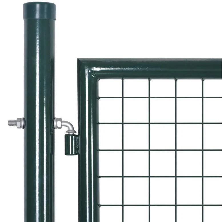 Cancello Fornorth per recinzione in rete, 100x100 cm, verde