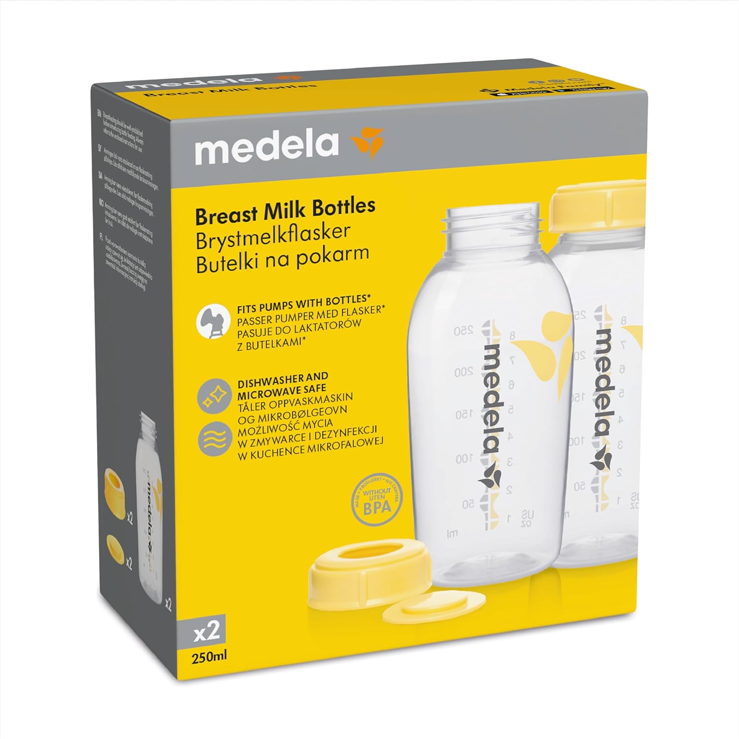 Medela Swing Maxi Tiralatte Elettrico Doppio a Mani Libere – Design Semplice e Intuitivo per l'Uso in Movimento – Connettibile all'App Medela Family