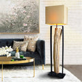 Massive Stehlampe WANA 165cm natur Baumstamm