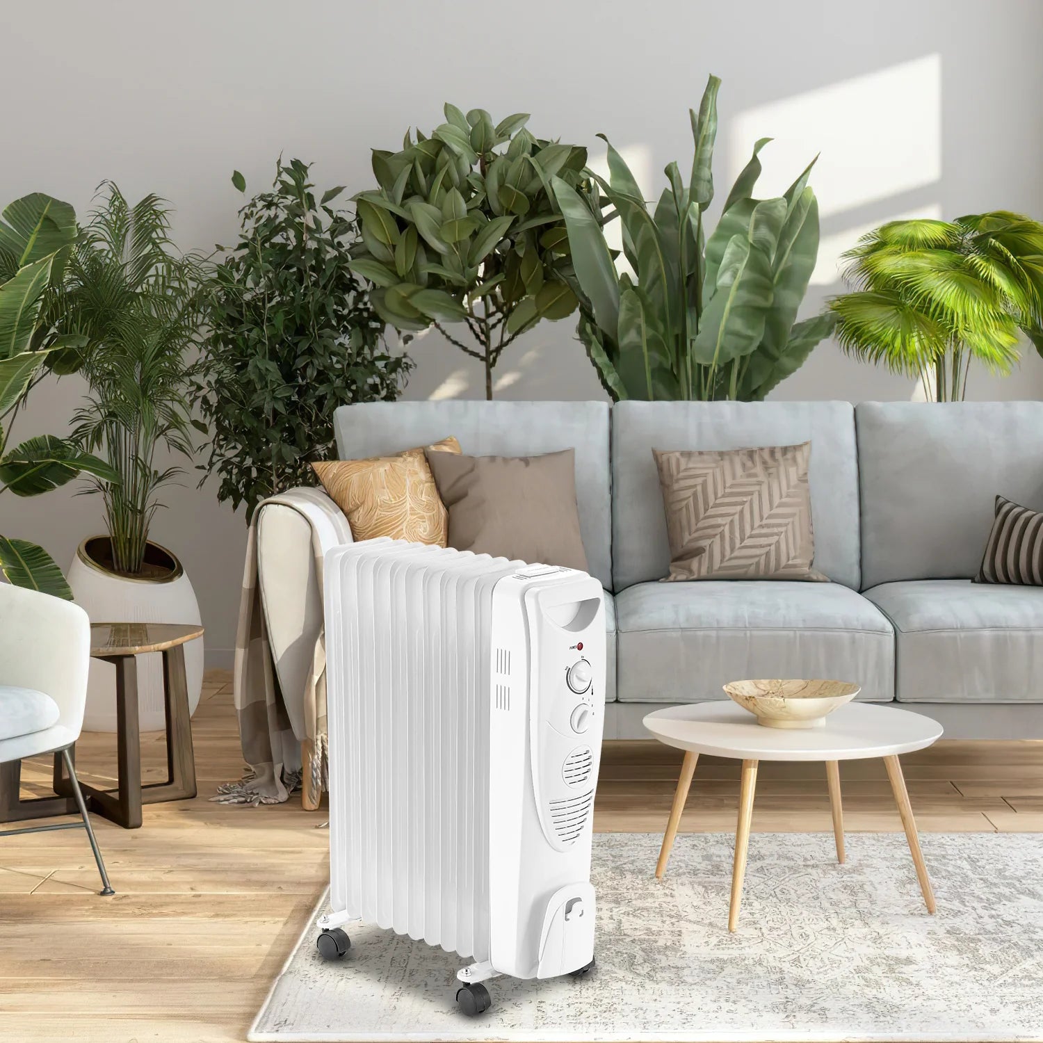 Sonnewelt lradiator Elektroheizung mit Thermostat 2500W