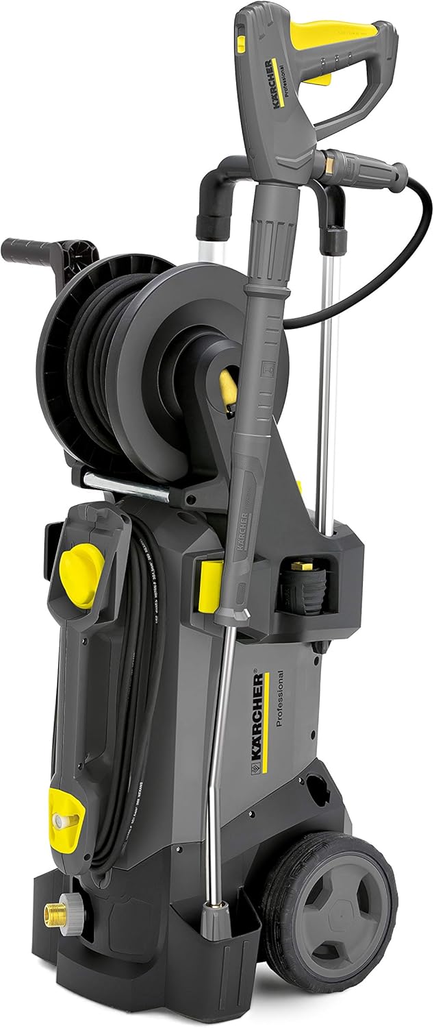 Kärcher Hochdruckreiniger HD 5/17 CX Plus (Kaltwasser, Fördermenge: 500 l/h, Arbeitsdruck: 17 MPa, Kompakt-Klasse, mit Schlauchtrommel, leicht transportierbar, inkl. Dreckfräser, 10 m Schlauch)