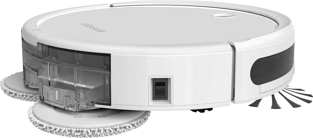 BISSELL SpinWave Roboter 2 in 1 | Saugt oder Wischt | Automatische Reinigung | Multi-Flchen für Teppich & Hartbden | Starke Saugleistung, App Steuerung, 100 Minuten Laufzeit | Saugroboter 2931N