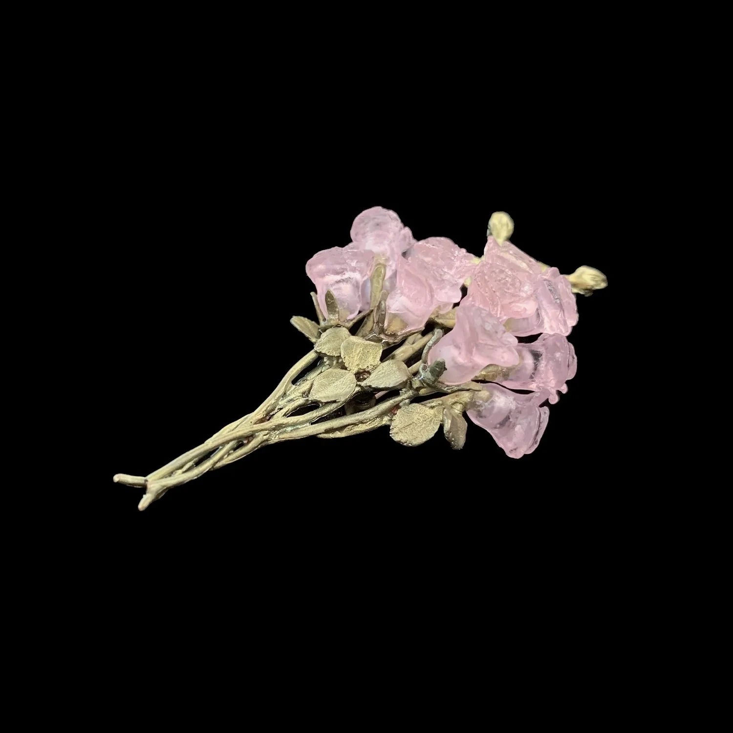 Spilla rosa rosa - bouquet di fiori