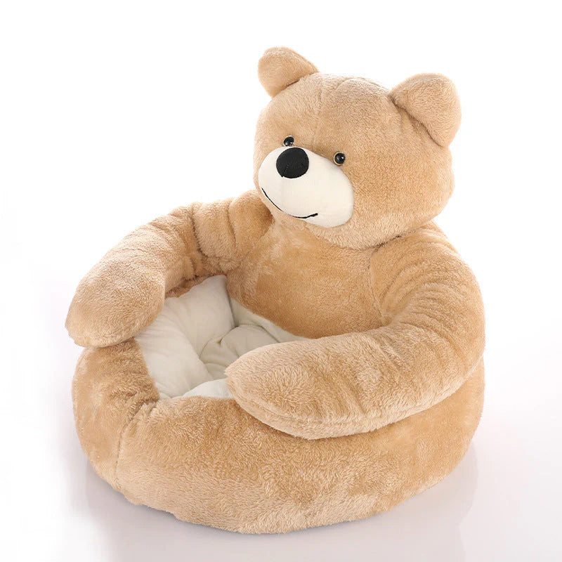 Sandy | Kuscheliges Hundebett in Teddyform