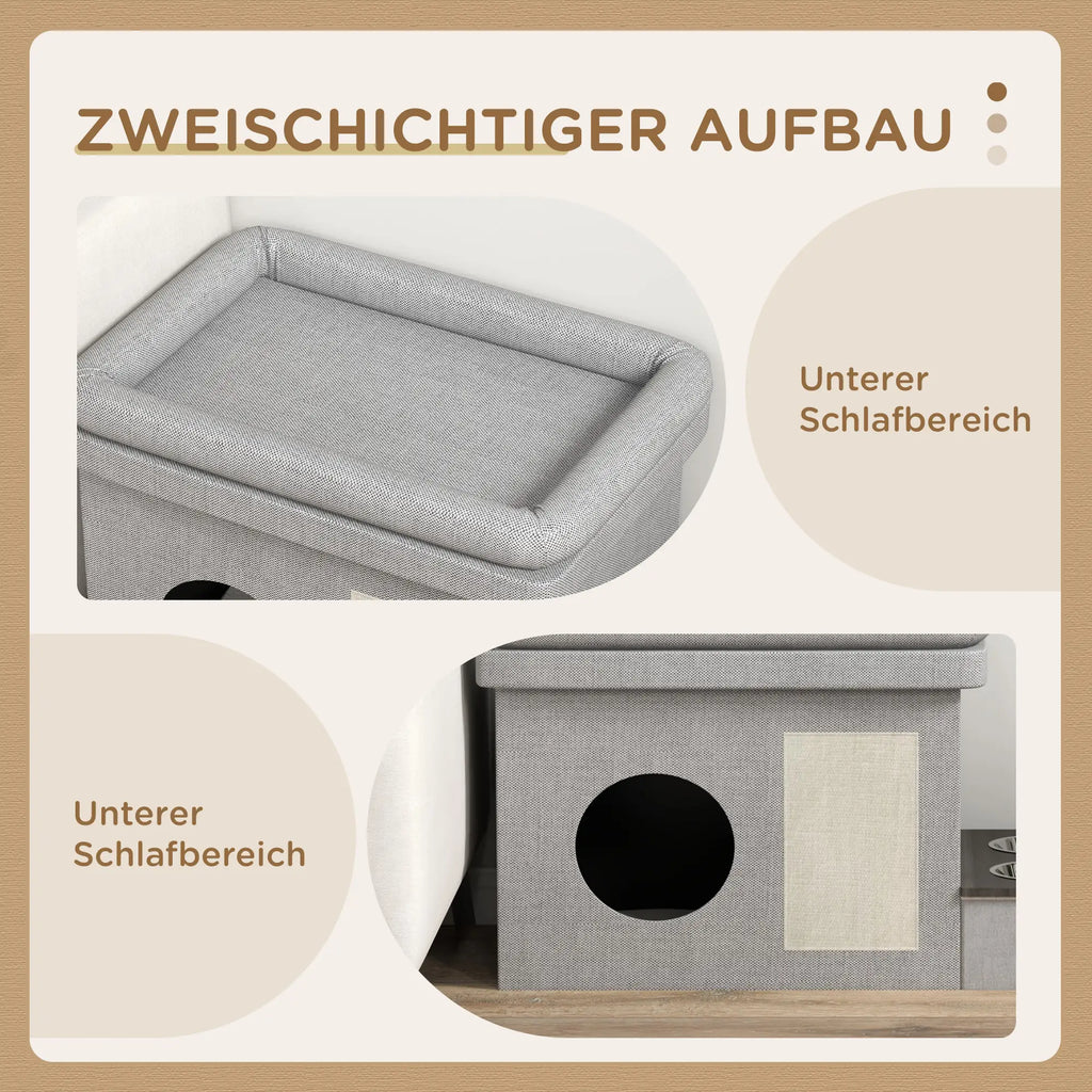 Set di 2 ciotole in acciaio inossidabile grigio 78x48x49,5 cm