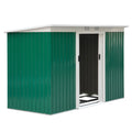 Outsunny Casette da Giardino Casetta Attrezzi Resistente alle Intemperie Ampio Spazio di Archiviazione Acciaio