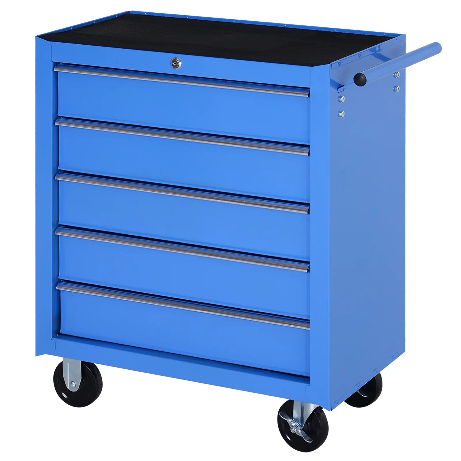 HOMCOM Carrello portautensili da officina, richiudibile con ruote