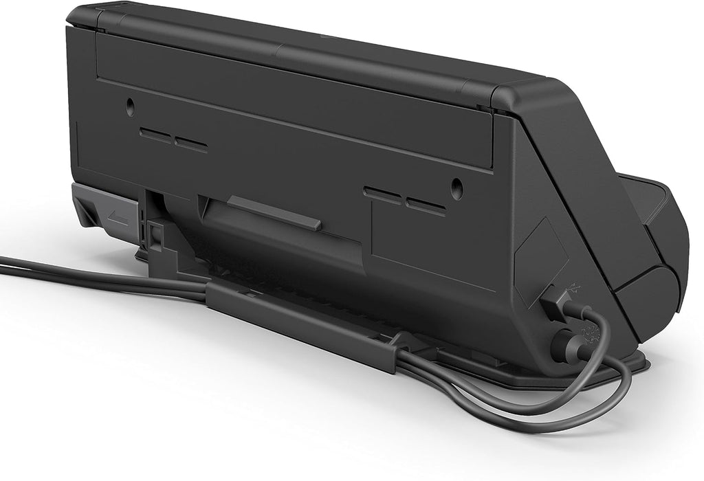 Scanner Wi-Fi Epson ES-C320W, scanner aziendale compatto A4 a basso consumo energetico, scanner a doppia alimentazione con gestione versatile dei supporti, nero