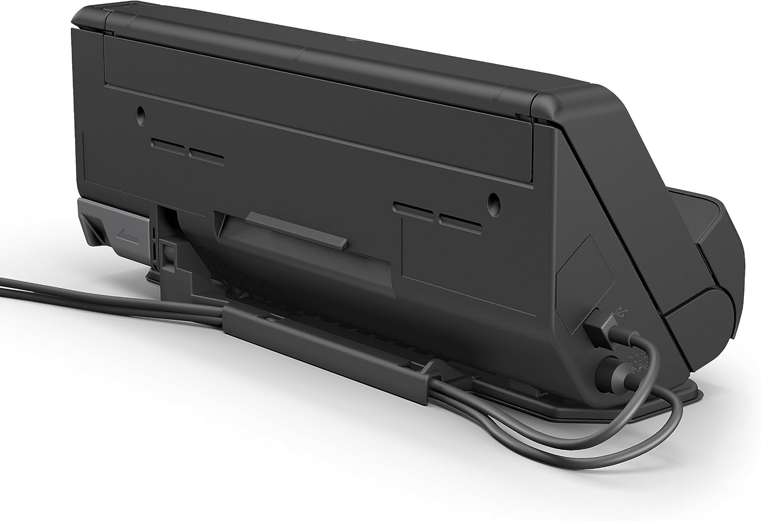 Scanner Wi-Fi Epson ES-C320W, scanner aziendale compatto A4 a basso consumo energetico, scanner a doppia alimentazione con gestione versatile dei supporti, nero