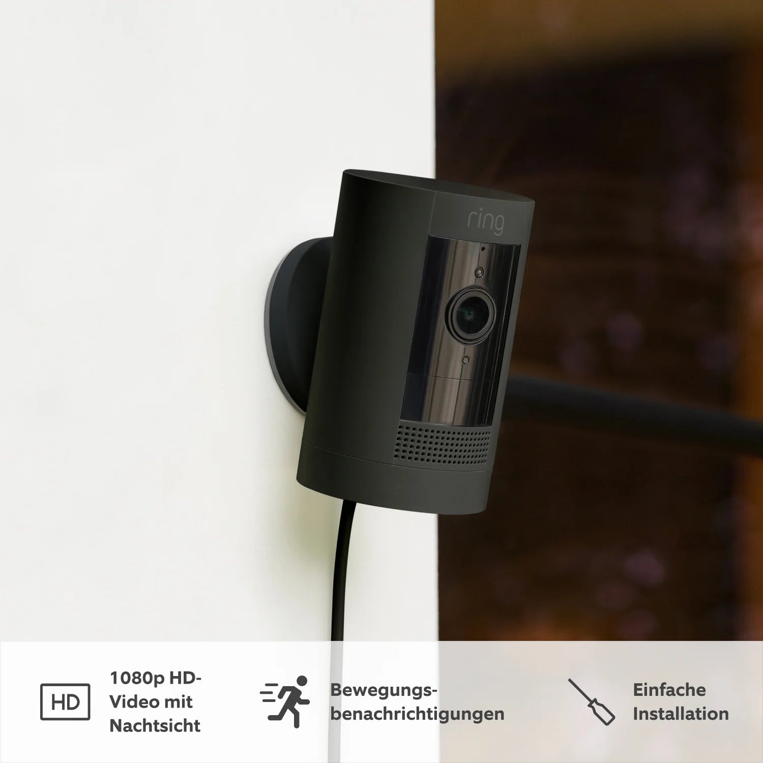 3er-Set Auenkamera Netzstecker | Stick Up Cam Plug-In