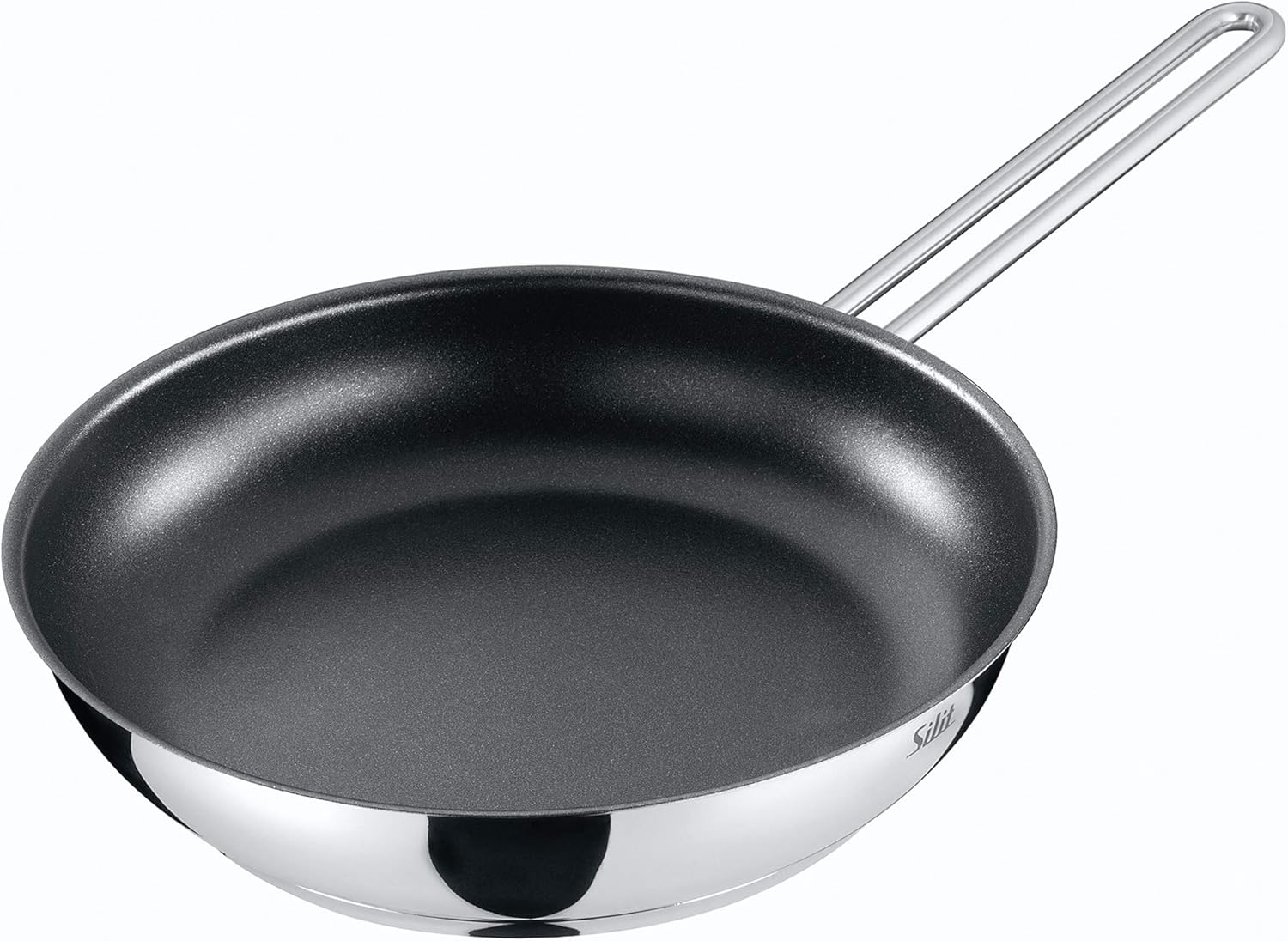 Silit Toskana Set di pentole 10 pezzi, adatto all'induzione, Set di pentole con coperchio in vetro, Pentole a induzione, Bollilatte, Vaporiera, Padella, Acciaio inossidabile parzialmente opaco, Set di pentole a induzione non rivestite