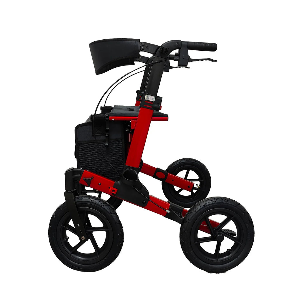 Rollator da esterni Arvo, rosso