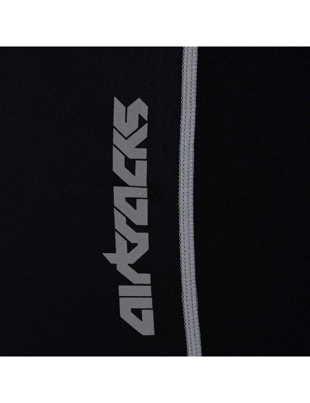 Pantaloni invernali da ciclismo da uomo lunghi con bretelle Pro Line II nero-argento set