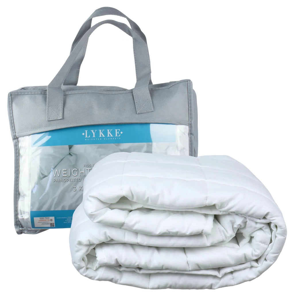 Lykke Gewichtsdecke für Kinder, 100x150cm, 3kg, Baumwolle