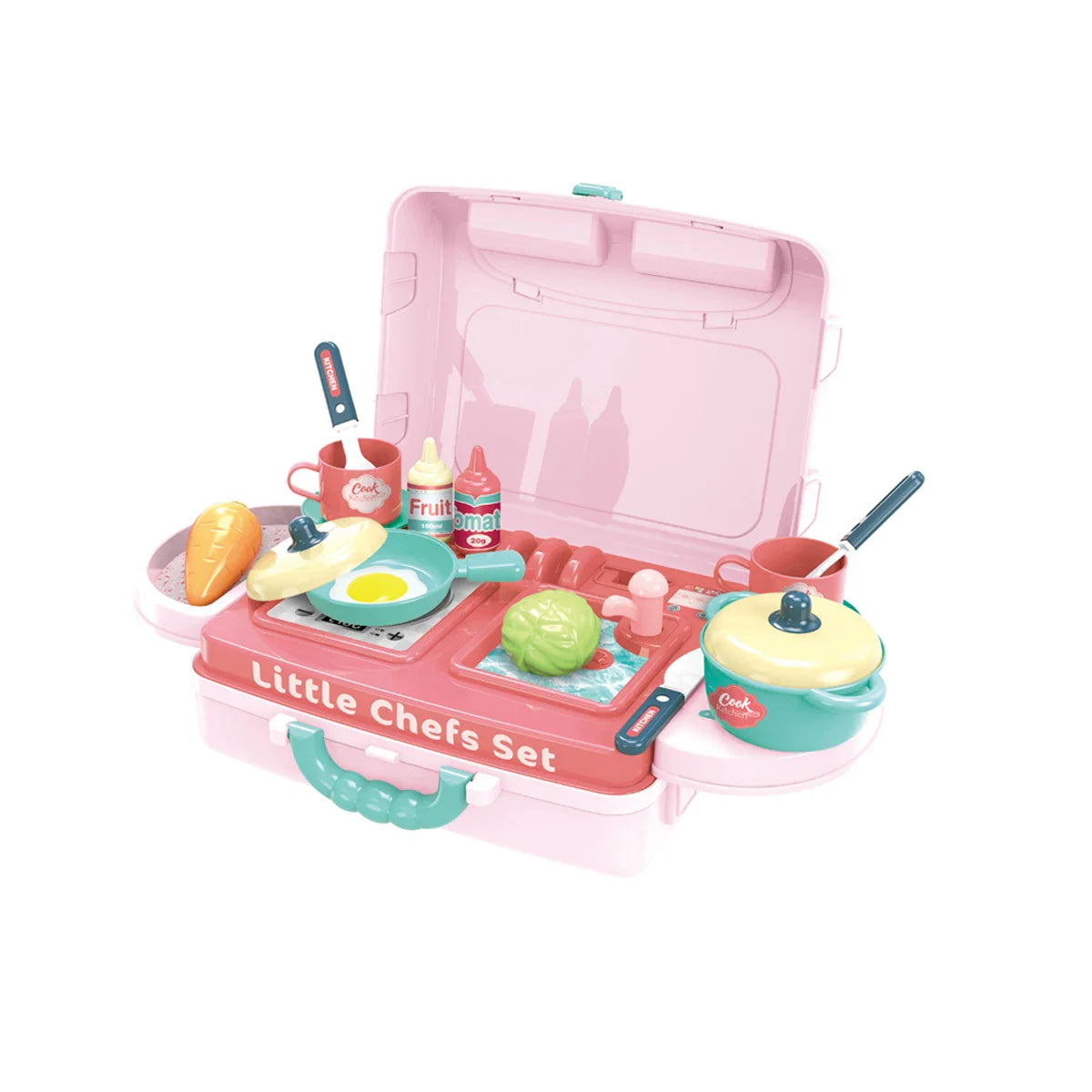 Kitchen Suitcase - Cucina da Viaggio Esplosiva - Cucina Giocattolo