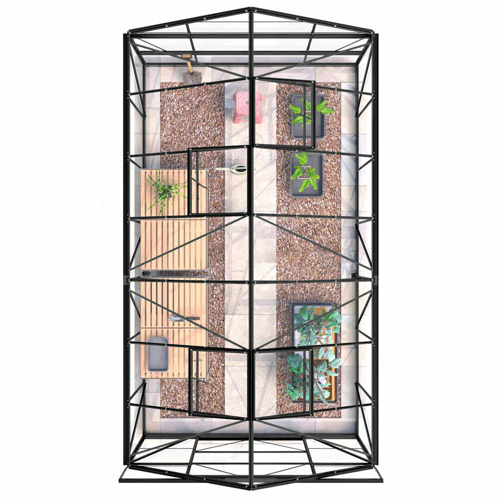 Lykke Gewchshaus Hybrid 11,3m2, schwarz