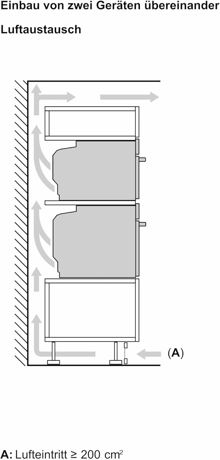 Bosch HMG7361B1, Serie 8 Forno da incasso intelligente con funzione microonde, 60 x 60 cm, Made in Germany, Nero, Air Fry, Anello di controllo digitale, Display touch, Programmi automatici, Supporto per la pulizia