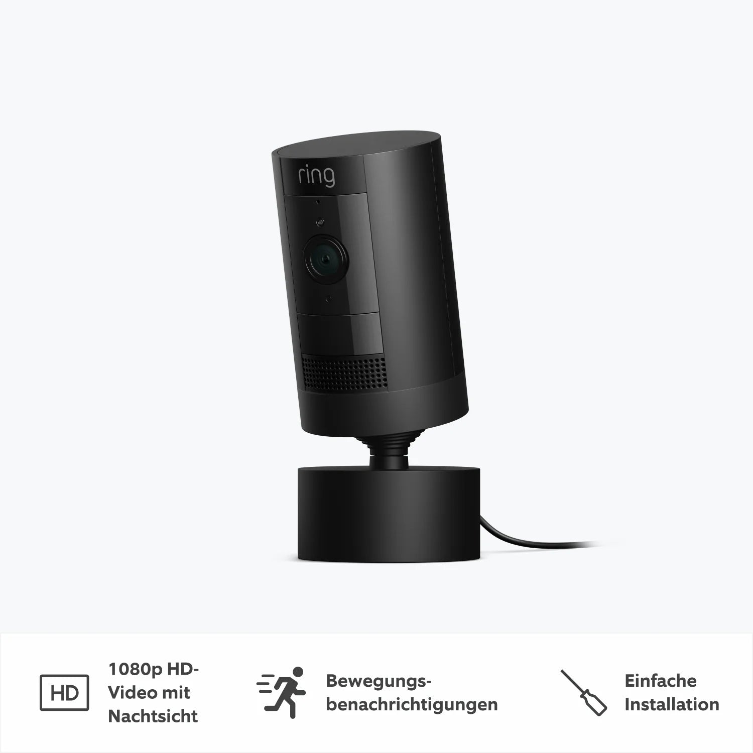 Stick Up Cam Plug-In mit Schwenk-/Kipphalterung